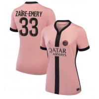 Camisa de time de futebol Paris Saint-Germain Warren Zaire-Emery #33 Replicas 3º Equipamento Feminina 2024-25 Manga Curta